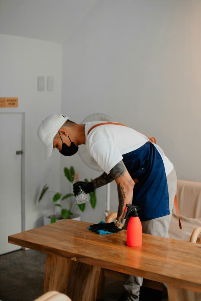 Deep cleaning of interior spaces