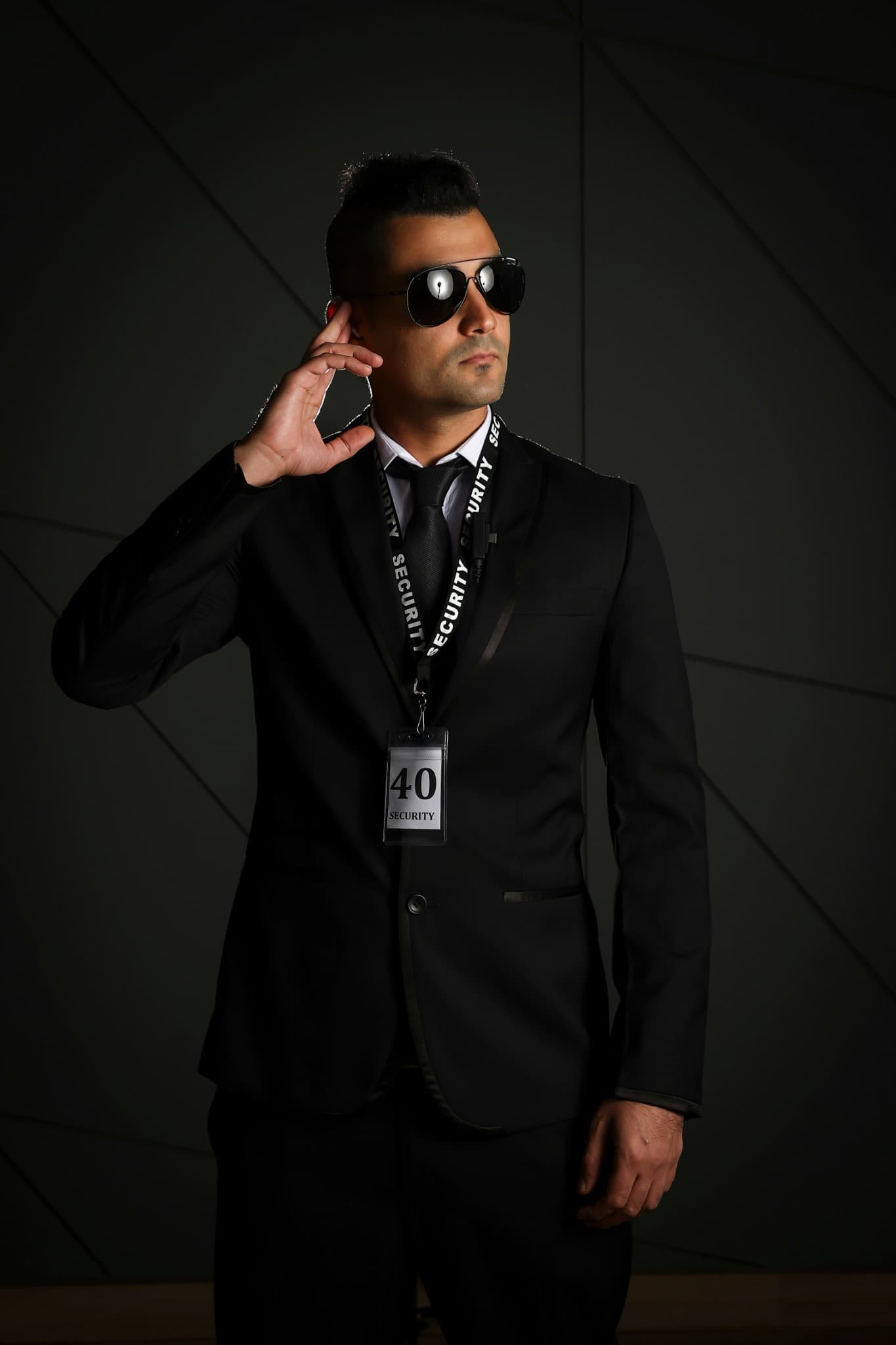 Corporate building security presence